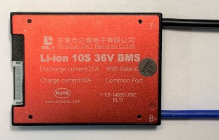 BMS Li-ion 10S 36V DALY common port with balance