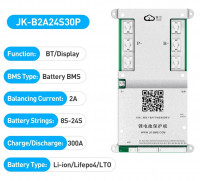 BMS JIKONG Smart JK-B2A24S30P-C 8S-24S, BT, CAN, active balance 2A, 300A