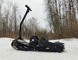Электро Сноуборд GreenCamel Блэк-Рок 01 (72V 4kW ) гусеничный трап